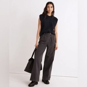 Madewell Boucle Sweater Vest - Deep Indigo